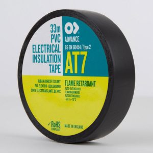Advance AT7 PVC Electrical Insulation Tape 19mm Black