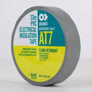 Advance AT7 PVC Electrical Insulation Tape 19mm Grey