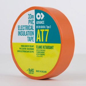 Advance AT7 PVC Electrical Insulation Tape 19mm Orange