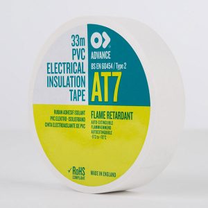 Advance AT7 PVC Electrical Insulation Tape 19mm White