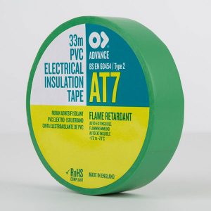 Advance AT7 PVC Electrical Insulation Tape 19mm Green