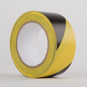 Hazard PVC Tape Black Yellow