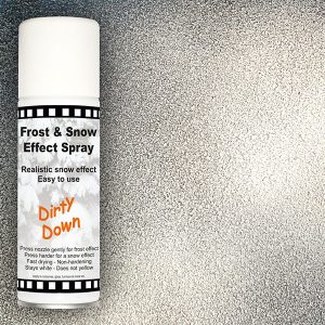 dirty down product frost snow spray