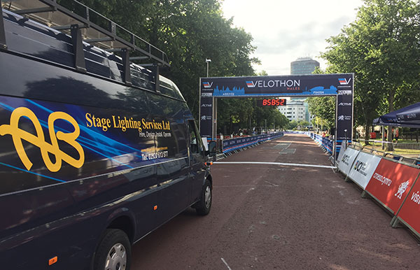 Velothon Wales Finish Line 2017